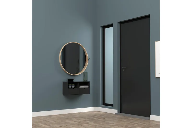 Belleuve Sängbord 25 cm - Svart - Products - Möbler - Bord & matgrupp - Avlastningsbord & sidobord - Sängbord & nattduksbord