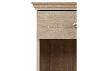 Dareia Sängbord 45 cm med Förvaring Låda + Hylla - Brun - Products - Möbler - Bord & matgrupp - Avlastningsbord & sidobord - Sängbord & nattduksbord