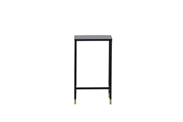 Dipp Sängbord 40 cm Marmormönster - Glas/Svart/Grå - Products - Möbler - Bord & matgrupp - Avlastningsbord & sidobord - Sängbord & nattduksbord