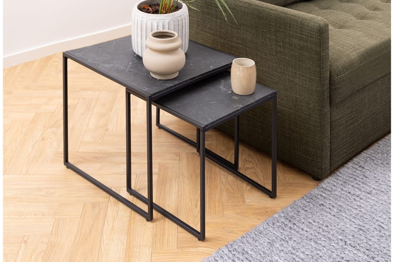 Elgrau Satsbord - Svart - Products - Möbler - Bord & matgrupp - Avlastningsbord & sidobord - Satsbord