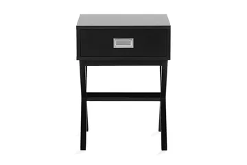 Mondejar Sängbord 40 cm med Förvaring Låda - Svart - Products - Möbler - Bord & matgrupp - Avlastningsbord & sidobord - Sängbord & nattduksbord