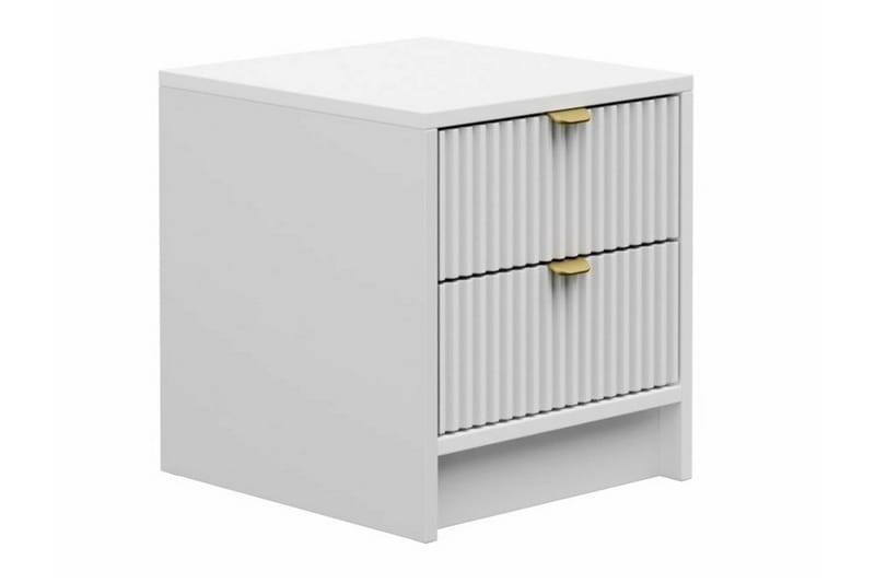 Novaj Sängbord 35 cm, Vit