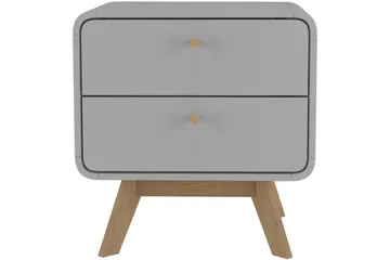 Olivet Sängbord 51 cm - Grå - Products - Möbler - Bord & matgrupp - Avlastningsbord & sidobord - Sängbord & nattduksbord