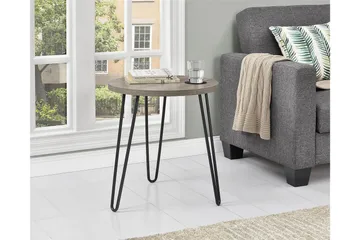 Owen Sidobord 50 cm Grå - Dorel Home - Products - Möbler - Bord & matgrupp - Avlastningsbord & sidobord - Brickbord & småbord