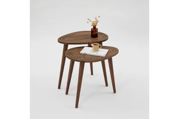 Saldus Satsbord - Valnöt - Products - Möbler - Bord & matgrupp - Avlastningsbord & sidobord - Satsbord