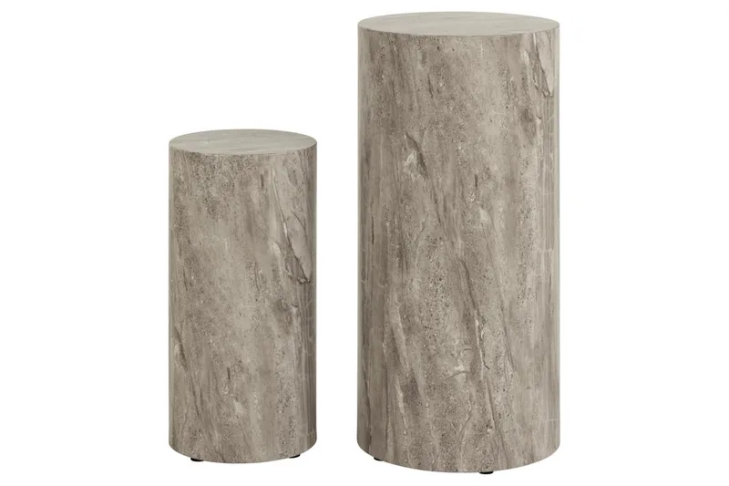 Samon Piedestal 34x70 cm - Grå - Products - Möbler - Bord & matgrupp - Avlastningsbord & sidobord - Piedestal & blompiedestal