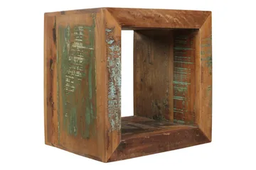 Sido bord Wohnling Massivt återvunnet trä Kolkutta kube Industriell - Products - Möbler - Bord & matgrupp - Avlastningsbord & sidobord - Brickbord & småbord