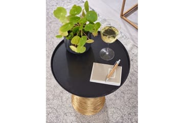 Sido bord Wohnling Metall Rund 40 cm Brickoptik Bordsskiva Modern - Products - Möbler - Bord & matgrupp - Avlastningsbord & sidobord - Brickbord & småbord