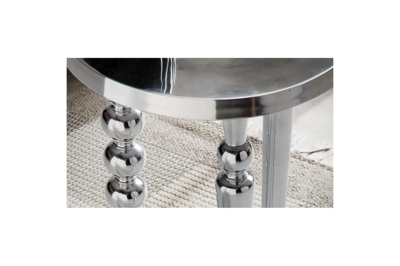 Sido bord Wohnling Metall Rund 44 cm med 3 Olika Ben Modern - Products - Möbler - Bord & matgrupp - Avlastningsbord & sidobord - Brickbord & småbord