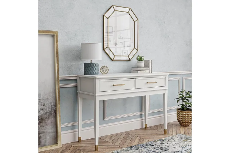 Westerleigh Konsollbord 105 cm Vit - CosmoLiving - Products - Möbler - Bord & matgrupp - Avlastningsbord & sidobord - Konsolbord & hallbord