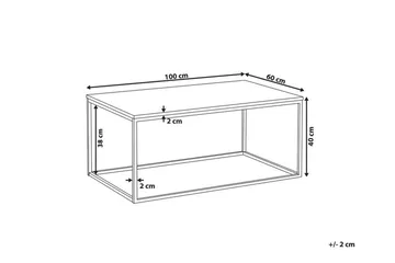 Barreras Soffbord - Valnötsbrun - Products - Möbler - Bord & matgrupp - Soffbord