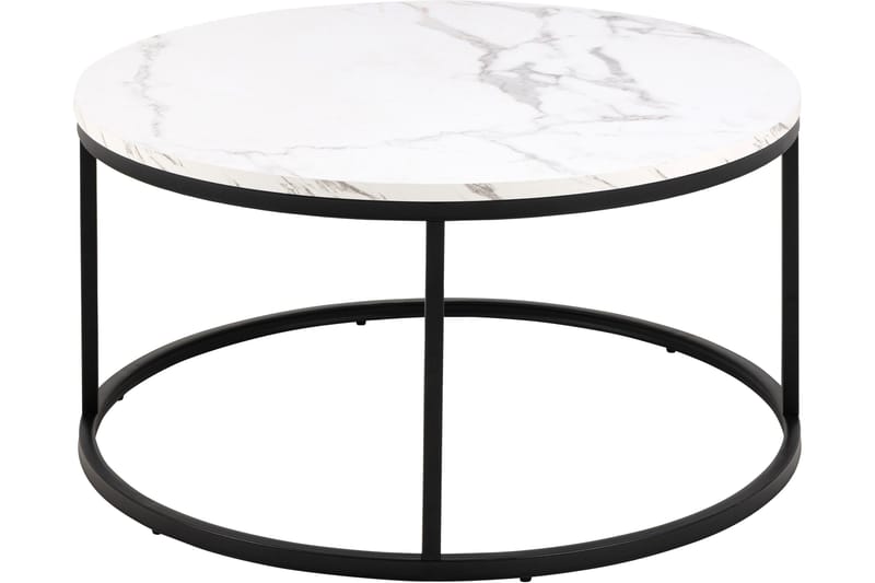 Belgrat Soffbord 80 cm Rund - Vit - Products - Möbler - Bord & matgrupp - Soffbord