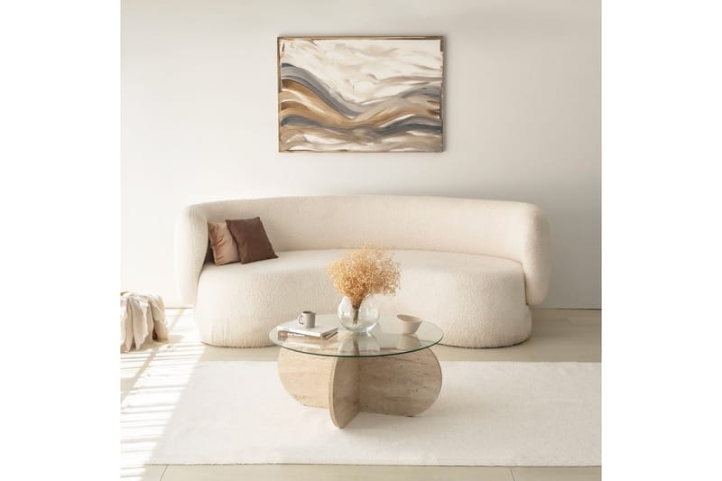 Bengul Soffbord 75 cm - Beige - Products - Möbler - Bord & matgrupp - Soffbord