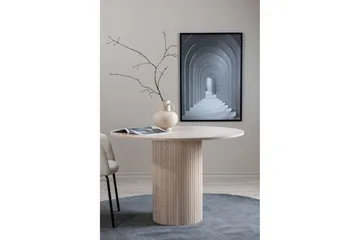 Bianca Matbord 110 cm Runt - Beige - Products - Möbler - Bord & matgrupp - Matbord & köksbord