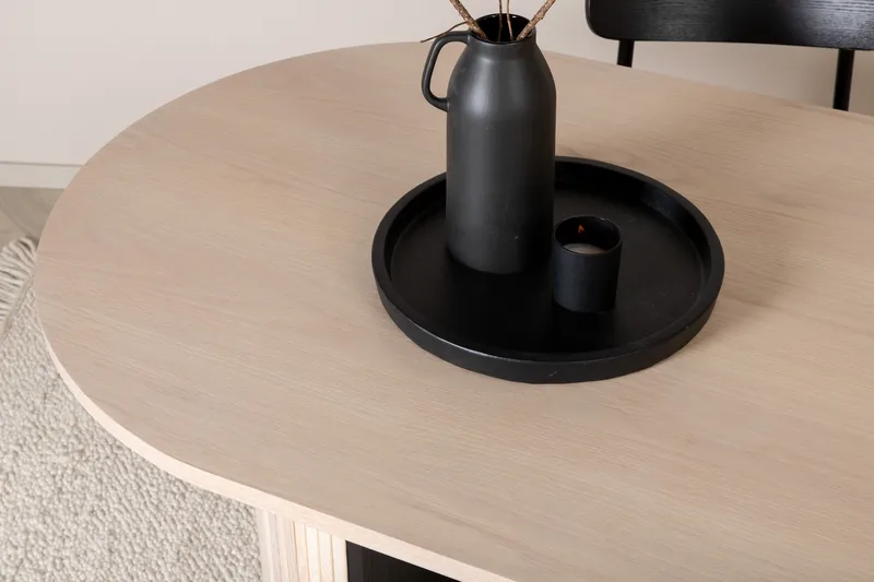 Bianca Matbord 200 cm Ovalt - Beige - Products - Möbler - Bord & matgrupp - Matbord & köksbord