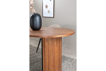 Bianca Matbord 200 cm Ovalt - Valnötsbrun - Products - Möbler - Bord & matgrupp - Matbord & köksbord