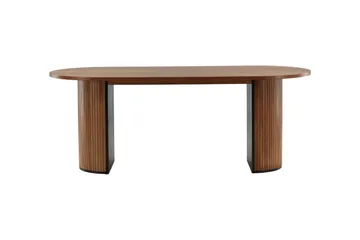 Bianca Matbord 200 cm Ovalt - Valnötsbrun - Products - Möbler - Bord & matgrupp - Matbord & köksbord