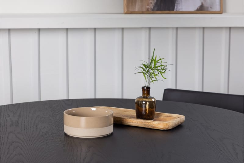 Bootcut Matgrupp 110 cm Rund med 4 Kenth Stolar - Svart - Products - Möbler - Bord & matgrupp - Matgrupp