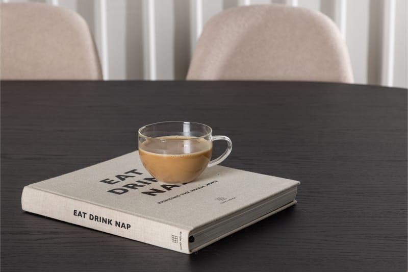 Bootcut Matgrupp 230 cm Oval med 6 Polar stolar - Beige - Products - Möbler - Bord & matgrupp - Matgrupp