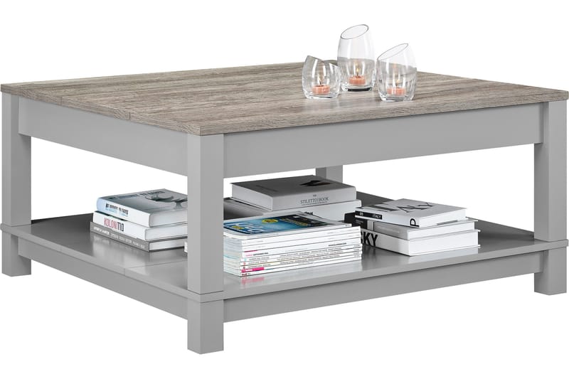 Carver Soffbord 90 cm Grå - Dorel Home - Products - Möbler - Bord & matgrupp - Soffbord