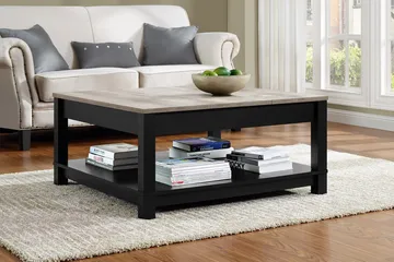 Carver Soffbord 90 cm Svart - Dorel Home - Products - Möbler - Bord & matgrupp - Soffbord