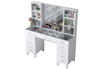 Ceylon Sminkbord 120 cm - Vit - Products - Möbler - Bord & matgrupp - Sminkbord & toalettbord