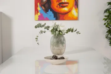 Cibus Matgrupp 180 cm med 6 Cibus Stol - Vit/Mörkgrå - Products - Möbler - Bord & matgrupp - Matgrupp