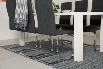 Cibus Matgrupp 180 cm med 6 Cibus Stol - Vit/Mörkgrå - Products - Möbler - Bord & matgrupp - Matgrupp