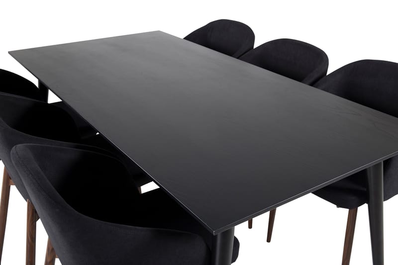 Dipp Matgrupp 180 cm Rektangulär med 6 Arch stolar - Svart - Products - Möbler - Bord & matgrupp - Matgrupp