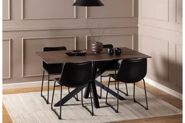 Ganesh Matbord 90 cm Rektangulär - Brun - Products - Möbler - Bord & matgrupp - Matbord & köksbord