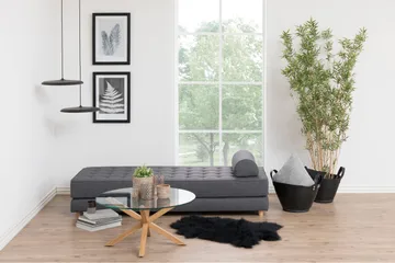 Ganesh Soffbord 82 cm Rund - Ek - Products - Möbler - Bord & matgrupp - Soffbord