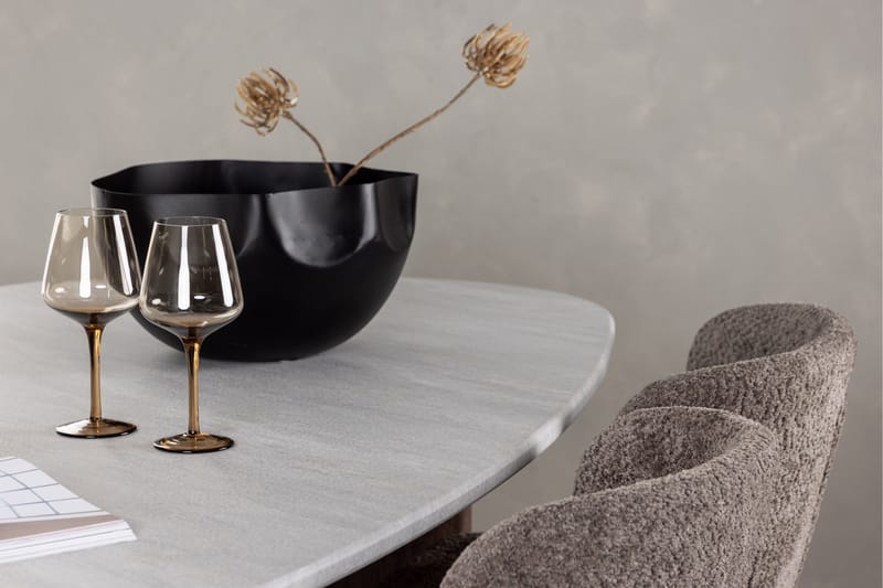 Grönvik Matgrupp 180 cm Oval med 4 Modesto Stolar - Mocca - Products - Möbler - Bord & matgrupp - Matgrupp