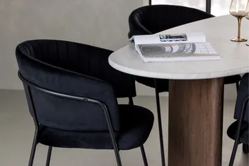 Grönvik Matgrupp 180 cm Oval med 4 Selma Stolar - Mocca - Products - Möbler - Bord & matgrupp - Matgrupp