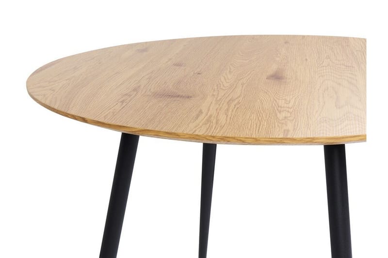 Habbe Matbord 100 cm Rund - Ljusbrun/Svart - Products - Möbler - Bord & matgrupp - Matbord & köksbord