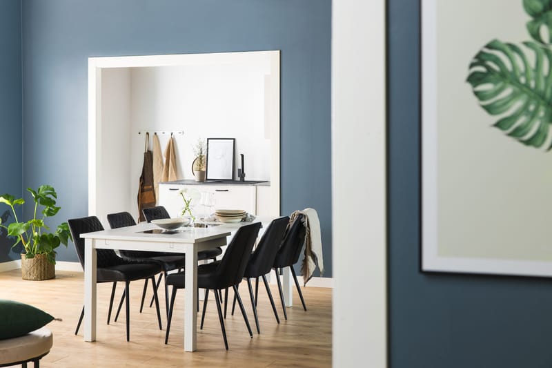 Jasmin Förlängningsbart Matbord 180 cm - Vit - Products - Möbler - Bord & matgrupp - Matbord & köksbord