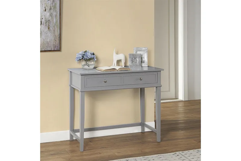 Franklin Skrivbord 90 cm med Förvaring Låda Grå - Dorel Home - Products - Möbler - Bord & matgrupp - Kontorsbord - Datorbord