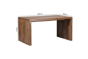 Kanaria Skrivbord 160 cm - Trä/natur - Products - Möbler - Bord & matgrupp - Kontorsbord - Datorbord
