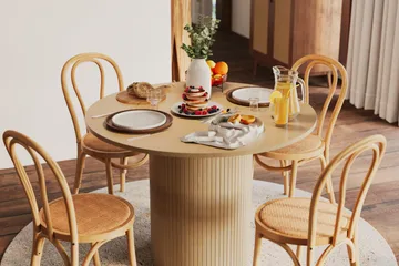 Kopparbo Matbord 106 cm - Ljust vitlaserat ekträ - Products - Möbler - Bord & matgrupp - Matbord & köksbord