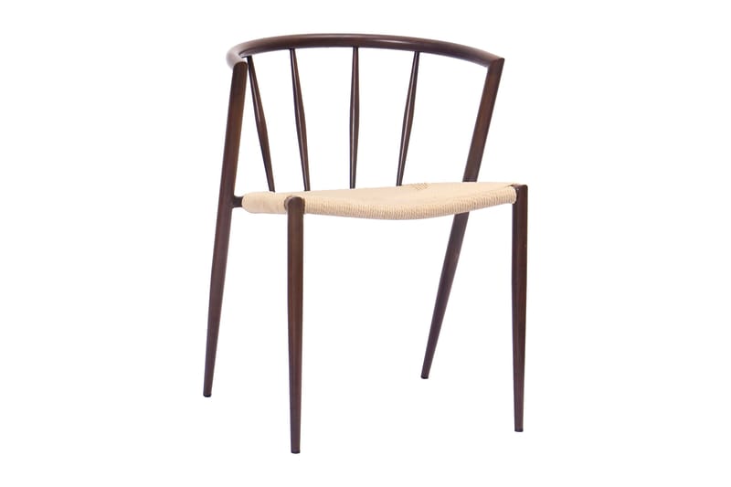 Kopparbo Matbord 200-260 cm Förlängningsbart med 6 Winston Matstolar - Svart / Beige / Metallben Rökt ek - Products - Möbler - Bord & matgrupp - Matgrupp