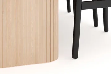 Kopparbo Matgrupp 200-260 cm Förlängningsbart med 6 Dastoori Matstolar - Whitewash - Products - Möbler - Bord & matgrupp - Matgrupp