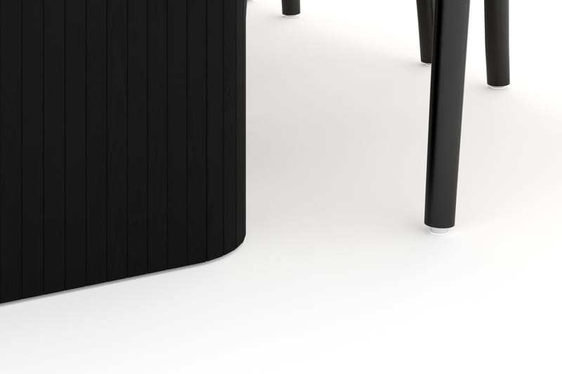 Kopparbo Matgrupp förlängningsbart 180-240 cm med 6 Dastoori Matstol - 2220067-6,2229285-1 - Svart - Products - Möbler - Bord & matgrupp - Matgrupp