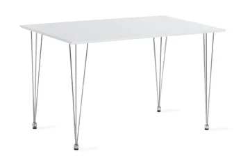 Kronblom Matbord 120 cm +  4 st Nibe stol brun med ek ben - Vit/Brun - Products - Möbler - Bord & matgrupp - Matgrupp