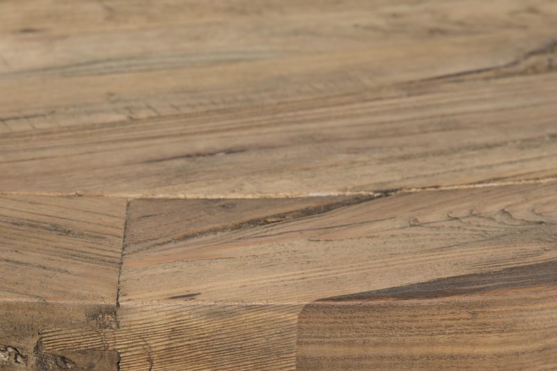 Lyon Matgrupp 150 cm Rund med 6 Tuva Fåtölj - Vintage Alm/Vit/Svart PU - Products - Möbler - Bord & matgrupp - Matgrupp