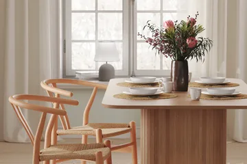 Kopparbo Matbord 180-240 cm Förlängningsbart - Ljust vitlaserat ekträ - Products - Möbler - Bord & matgrupp - Matbord & köksbord