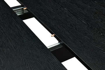 Kopparbo Matbord 180-240 cm Förlängningsbart - Svart trä - Products - Möbler - Bord & matgrupp - Matbord & köksbord