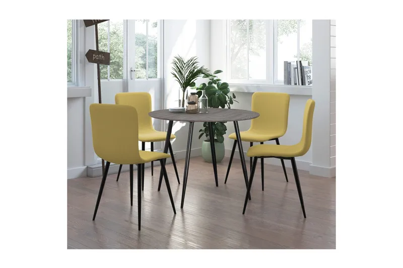 Monza Matbord Rund 100 cm - Vit - Products - Möbler - Bord & matgrupp - Matbord & köksbord