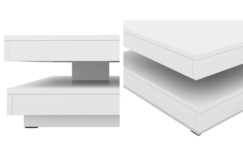 Nenani Soffbord 70 cm - Mörkgrå/Beige - Products - Möbler - Bord & matgrupp - Soffbord