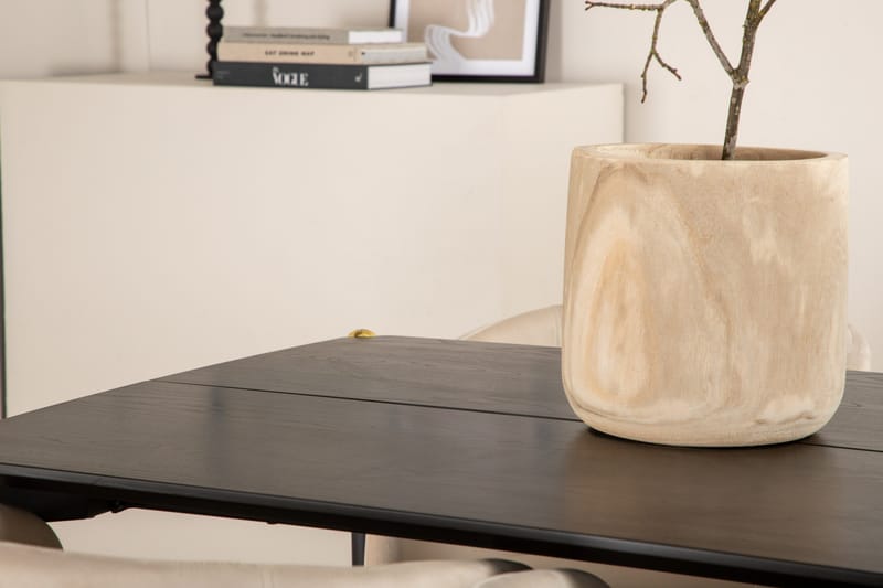 Pelle Matgrupp 190 cm Rektangulär med 6 Berit stolar - Beige - Products - Möbler - Bord & matgrupp - Matgrupp