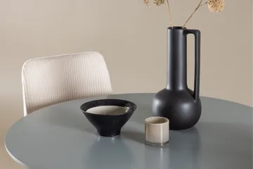 Plaza Matgrupp 100 cm Rund med 4 Leone stolar - Grå/Beige - Products - Möbler - Bord & matgrupp - Matgrupp