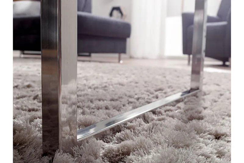 Plessey Soffbord 120 cm - Massivt Trä/Krom - Products - Möbler - Bord & matgrupp - Soffbord